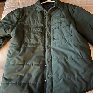 APC Green Lightweight Shirt Jacket Durable Matte Finish